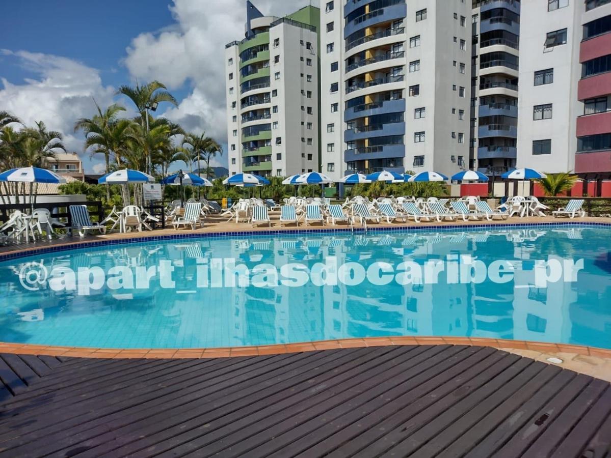 Apto Cond Ilhas Do Caribe - Pr - Beira Mar 马蒂尼奥斯 外观 照片