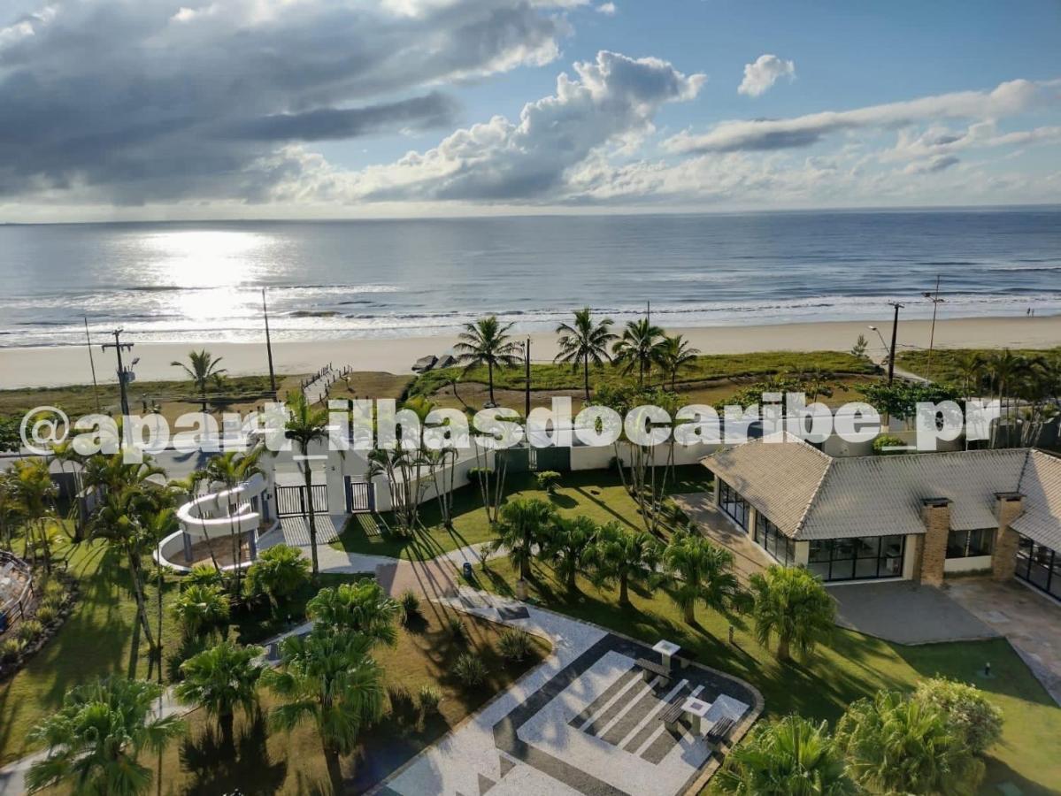 Apto Cond Ilhas Do Caribe - Pr - Beira Mar 马蒂尼奥斯 外观 照片