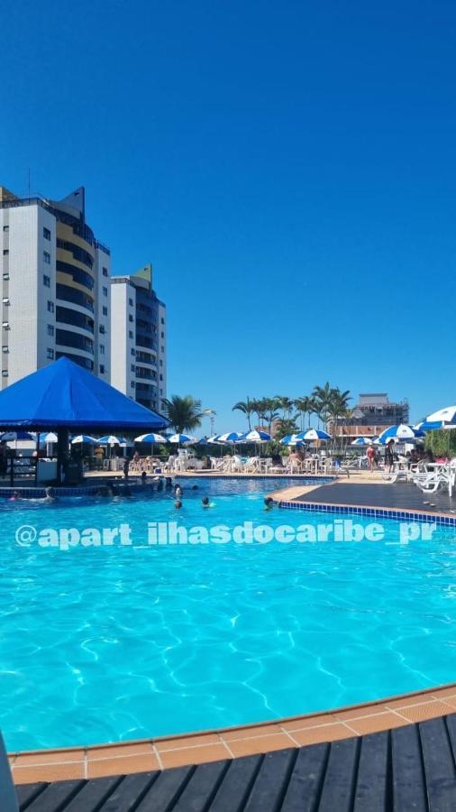 Apto Cond Ilhas Do Caribe - Pr - Beira Mar 马蒂尼奥斯 外观 照片