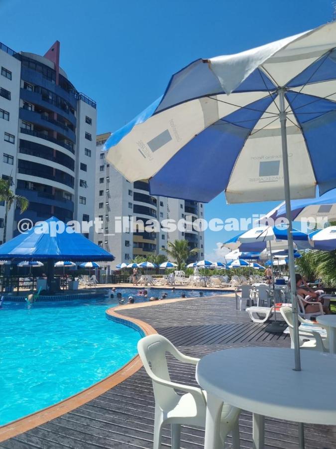 Apto Cond Ilhas Do Caribe - Pr - Beira Mar 马蒂尼奥斯 外观 照片
