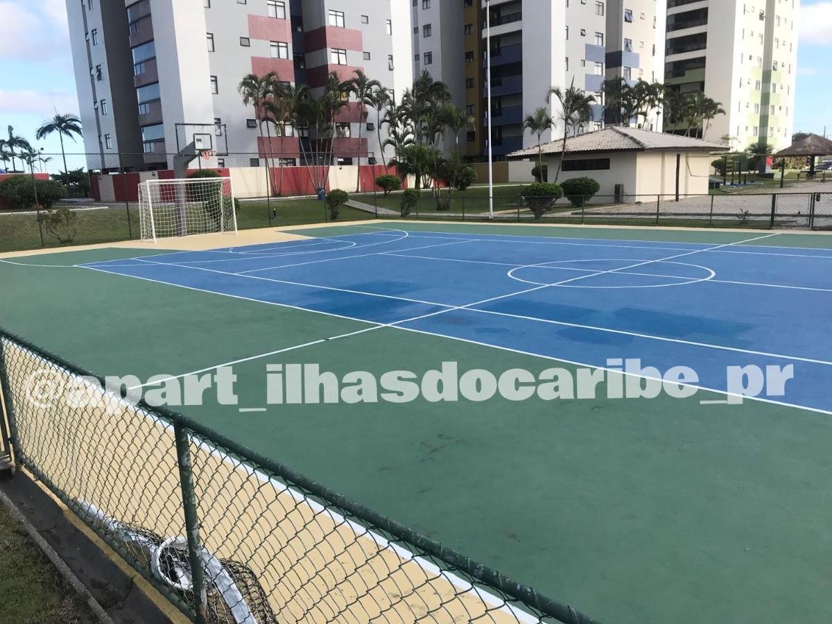 Apto Cond Ilhas Do Caribe - Pr - Beira Mar 马蒂尼奥斯 外观 照片