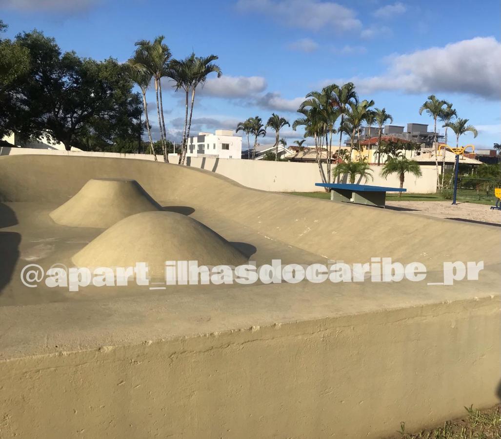 Apto Cond Ilhas Do Caribe - Pr - Beira Mar 马蒂尼奥斯 外观 照片