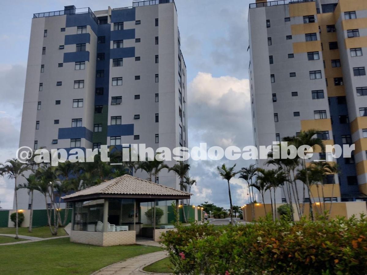 Apto Cond Ilhas Do Caribe - Pr - Beira Mar 马蒂尼奥斯 外观 照片